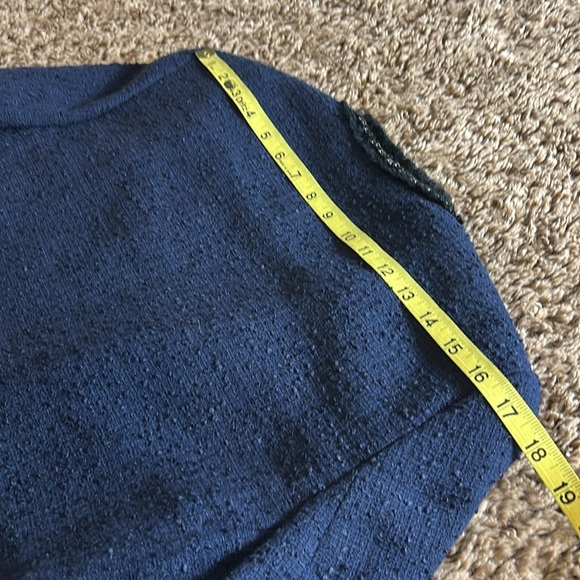 LK Bennett Halyna Navy Tweed Blazer Size 12 - Picture 13 of 14